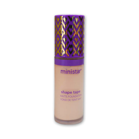 Ministar Shape Tape Matte Foundation, 30ml Glagil