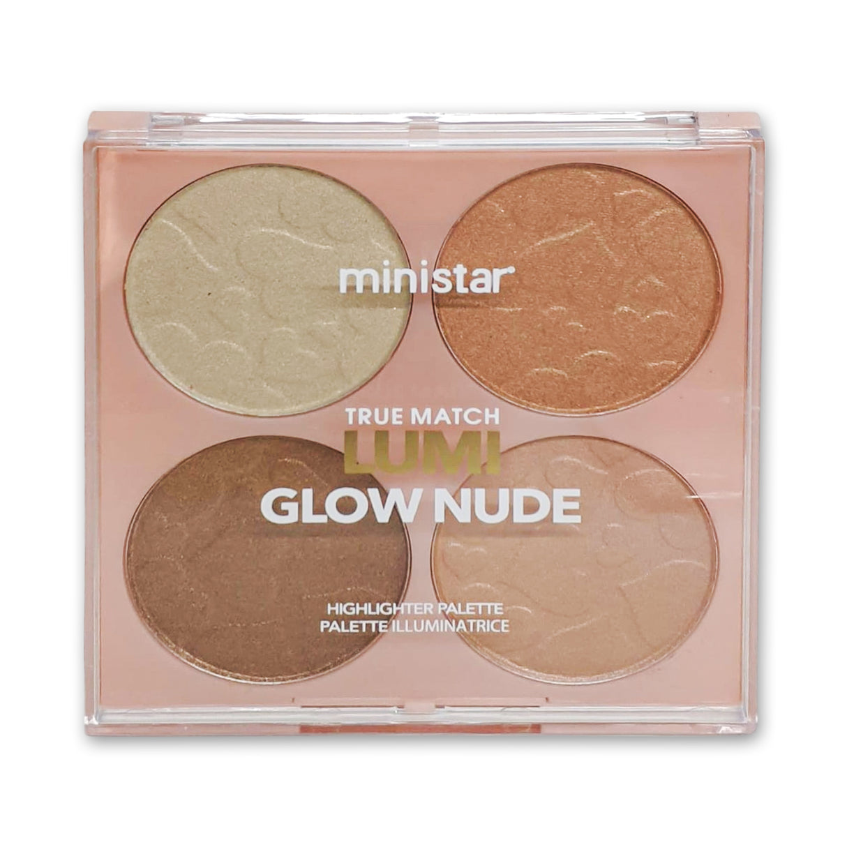 Ministar True Match Lumi Glow Nude Highlighter Palette Glagil