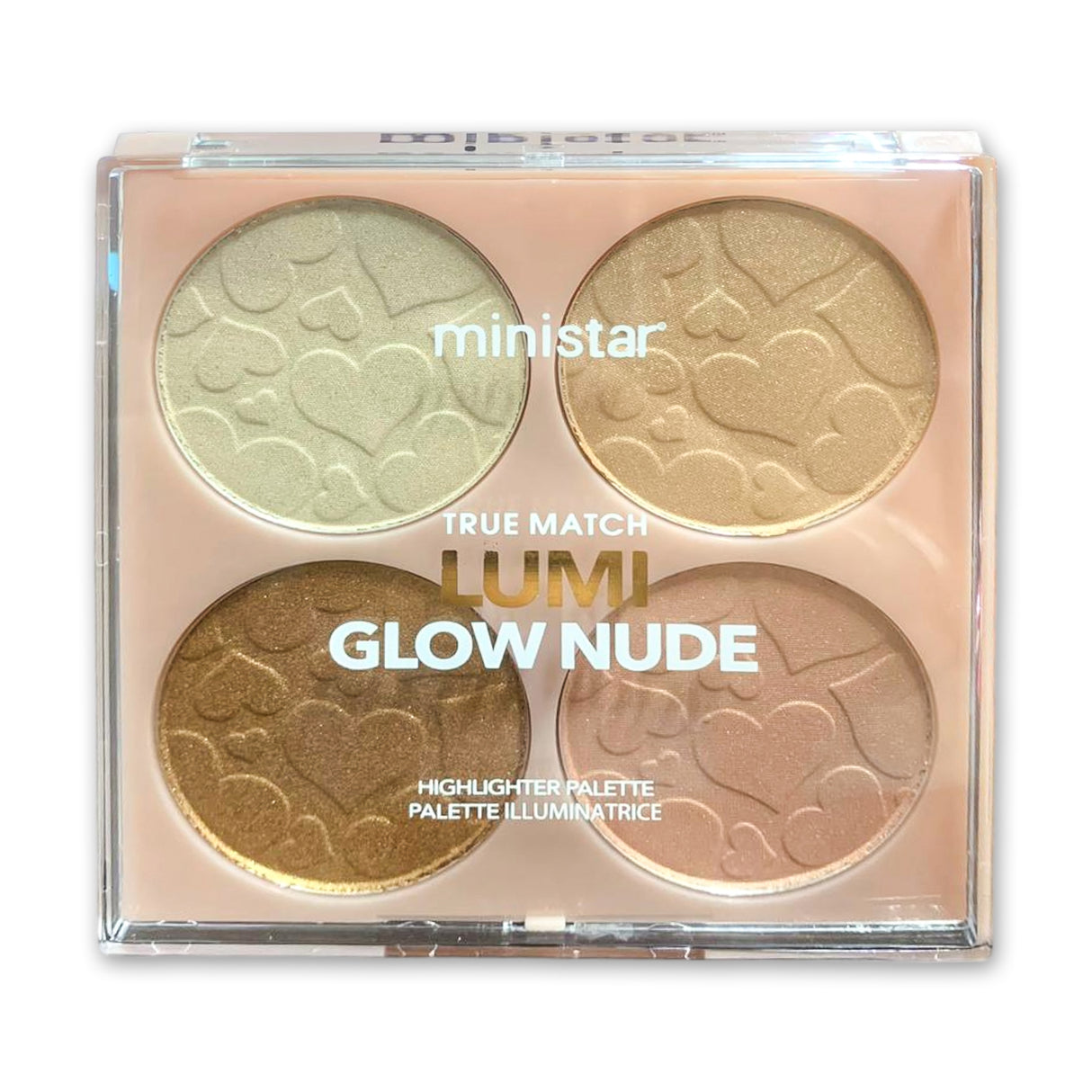 Ministar True Match Lumi Glow Nude Highlighter Palette Glagil