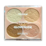 Ministar True Match Lumi Glow Nude Highlighter Palette Glagil