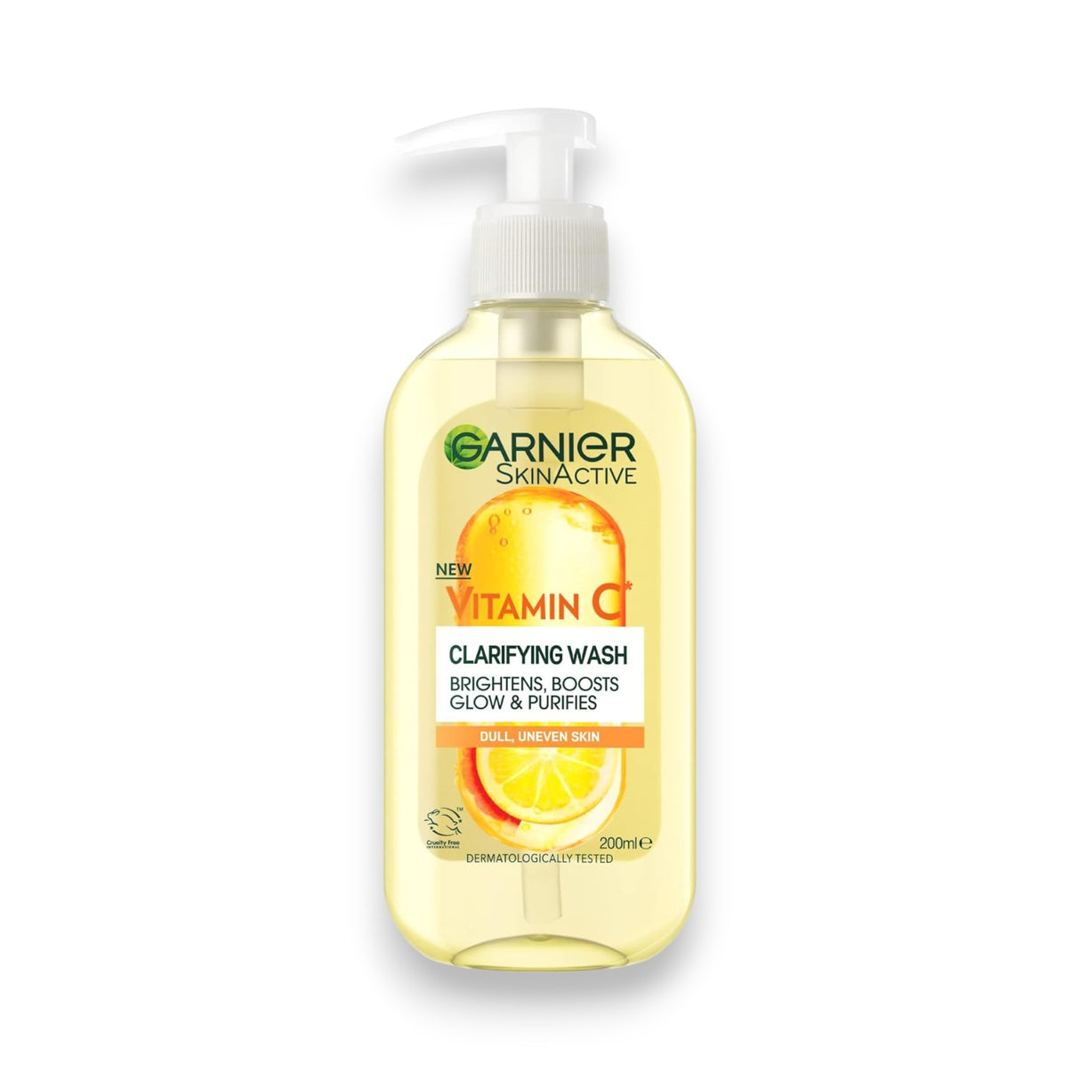 Garnier SkinActive Vitamin C Clarifying Wash 200ml Glagil