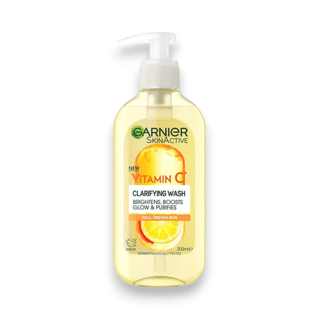 Garnier SkinActive Vitamin C Clarifying Wash 200ml Glagil