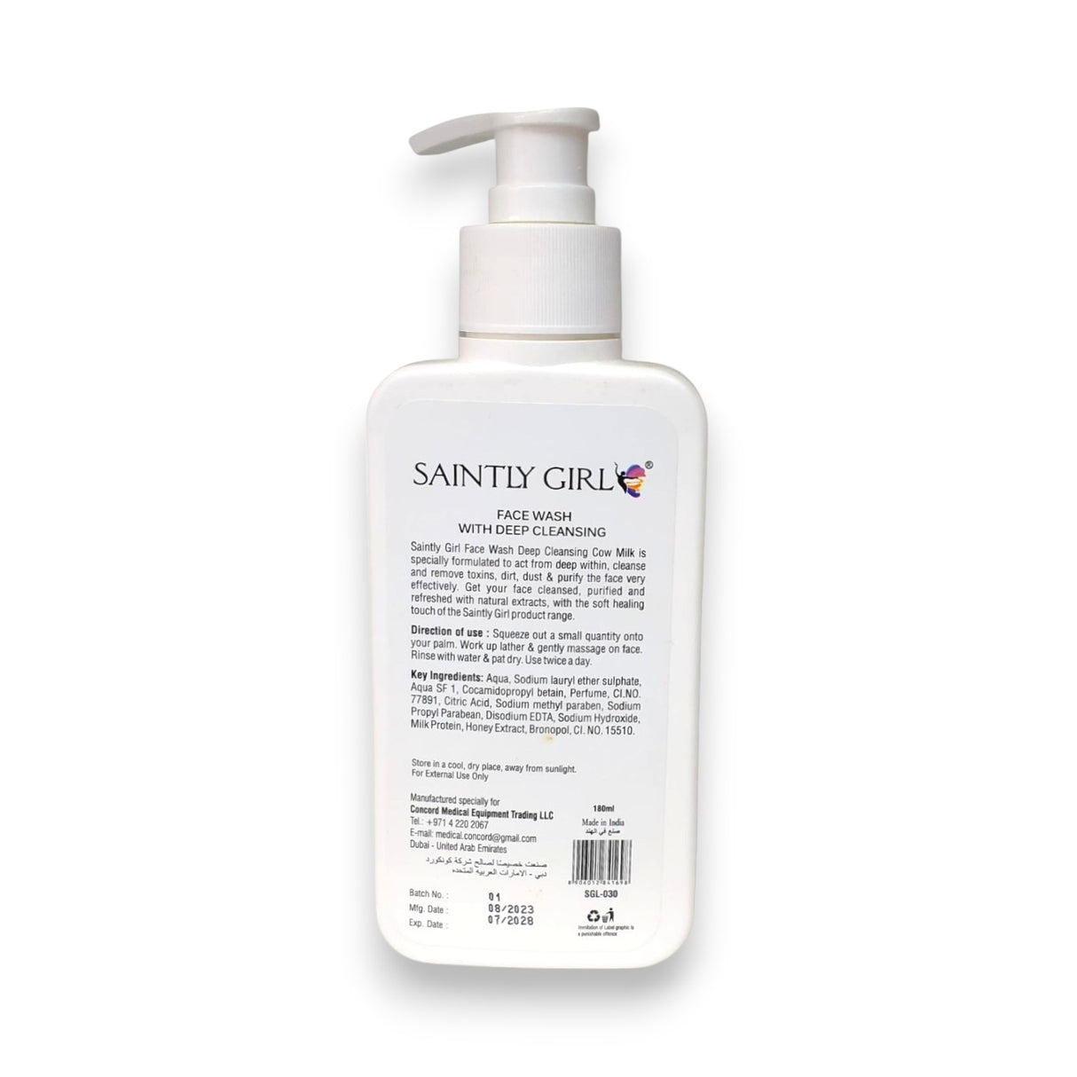 Saintly Girl Face Wash 180ml Glagil