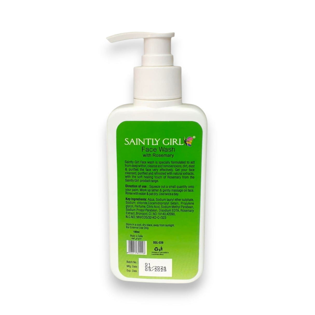 Saintly Girl Face Wash 180ml Glagil