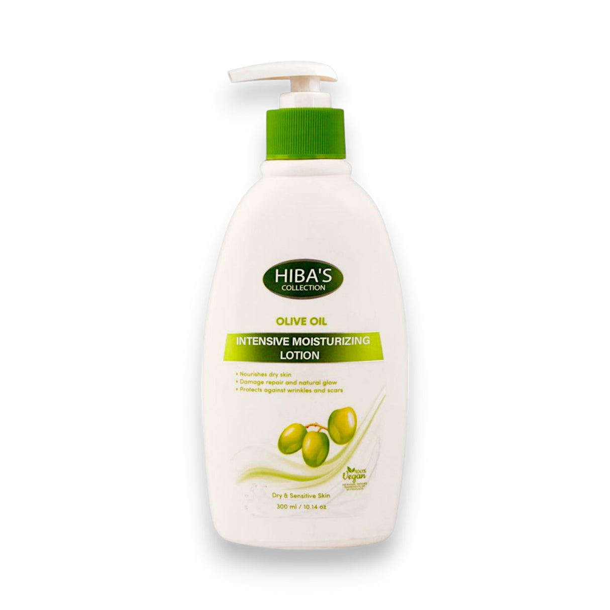 Olive Oil Intensive Moisturizing Lotion Hiba's Collection 300ml Glagil