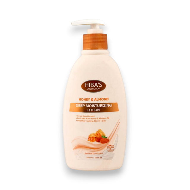 Hibas Collection Honey and Almond Deep Moisturizing Lotion 300ml Glagil