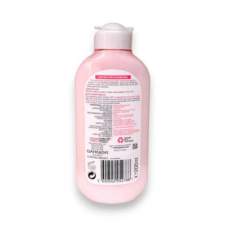 Garnier SkinActive Rose Soothing Cleansing Milk 200ml Glagil