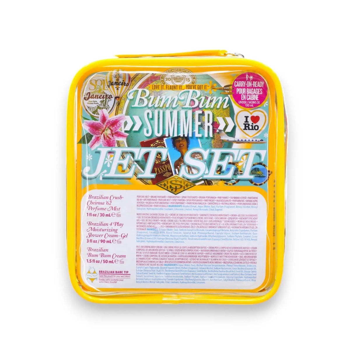 Sol Be Janeiro Bum Bum Summer Jet Set Travel Kit Glagil