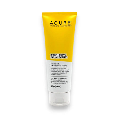 Acure Brightening Facial Scrub 118ml - Glagil