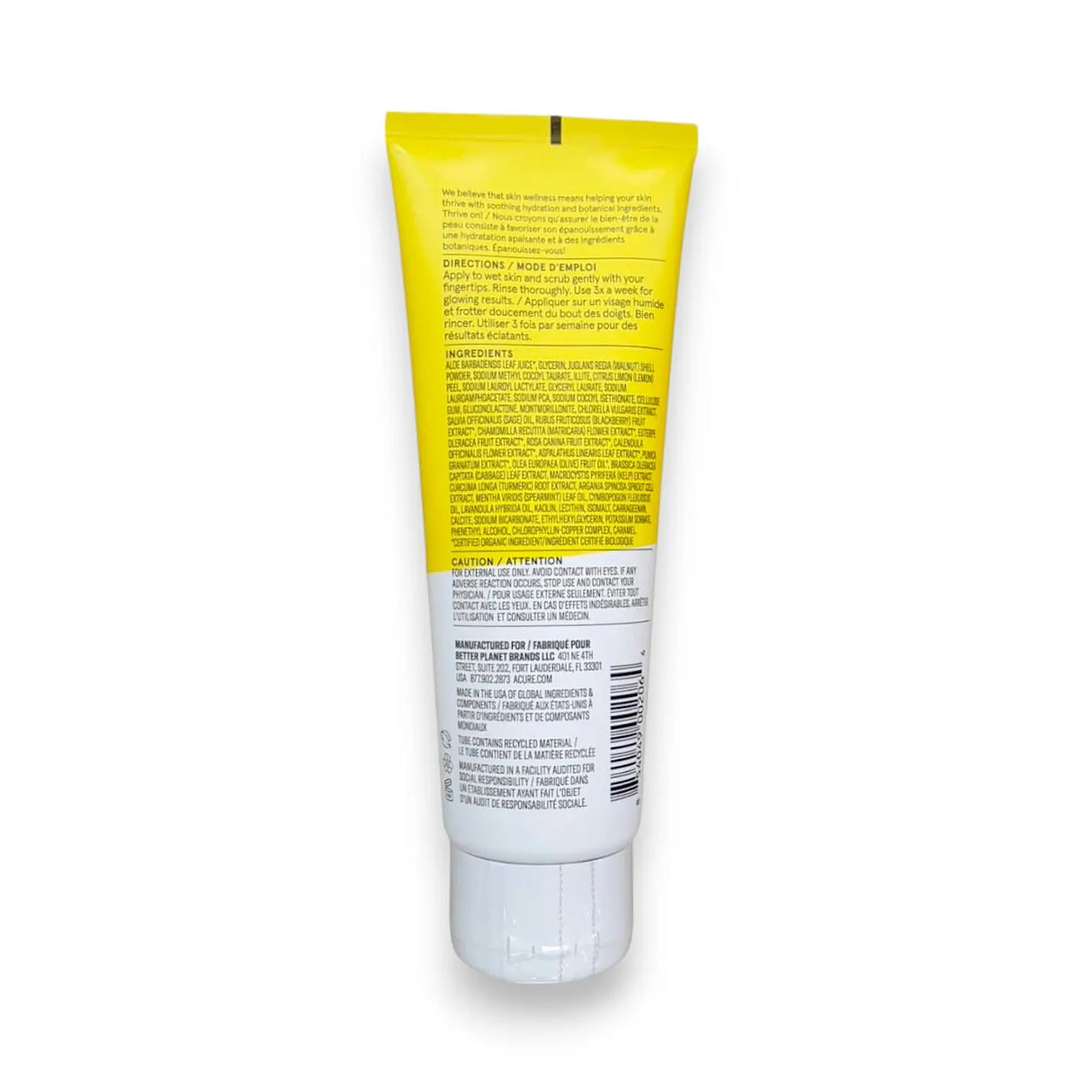 Acure Brightening Facial Scrub 118ml - Glagil