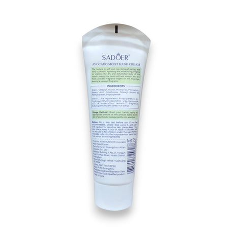 Sadoer Avocado Moist Hand Cream 75g Glagil