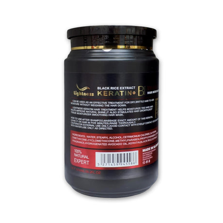 Black Rice Extract Keratin Hair Mask 1000ml Glagil