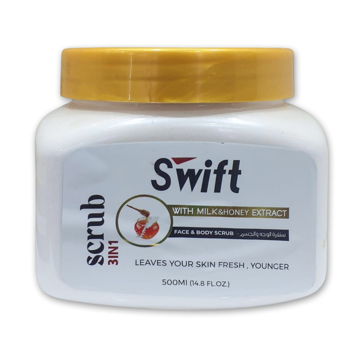 Swift 3 in 1 Face and Body Scrub 500ml Glagil