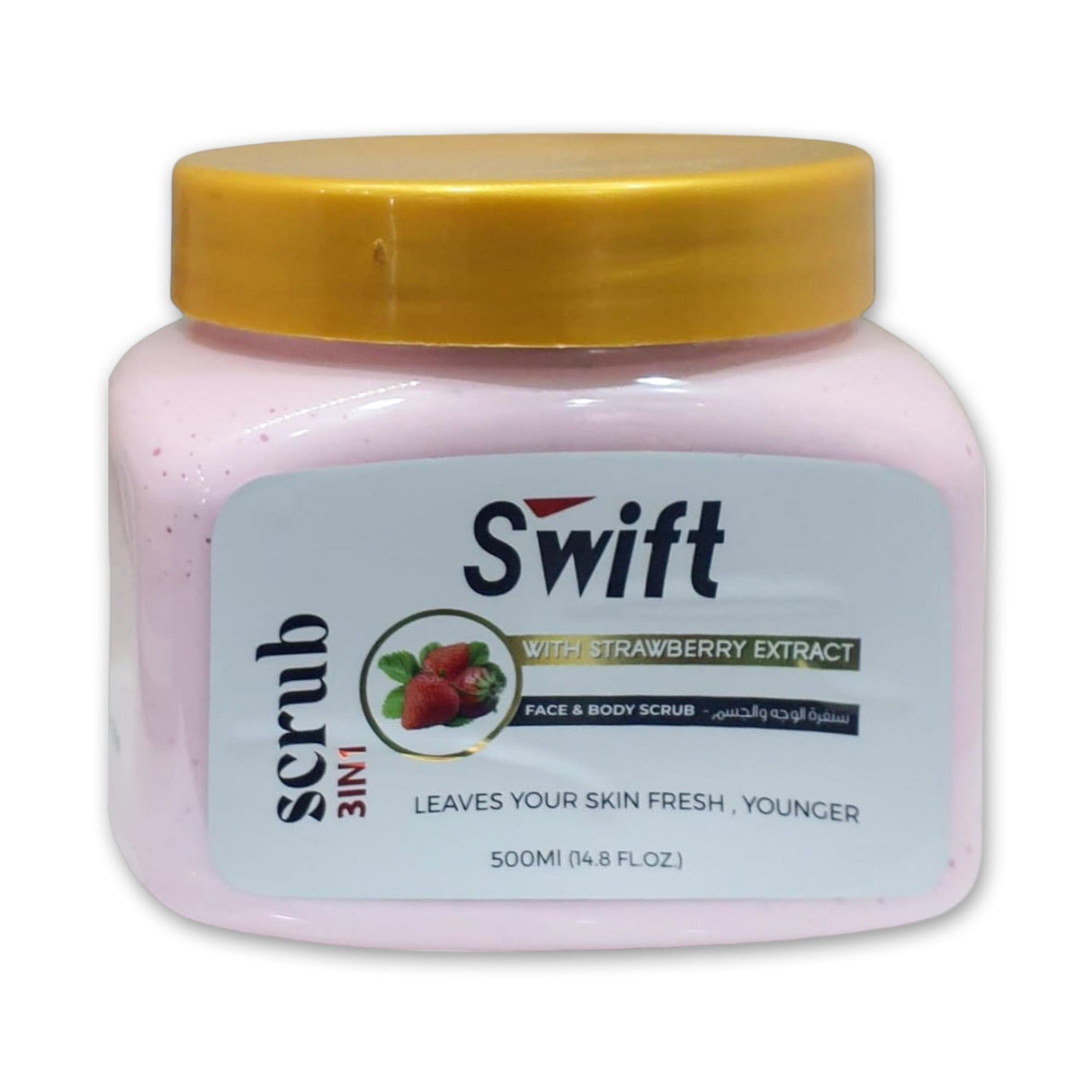 Swift 3 in 1 Face and Body Scrub 500ml Glagil