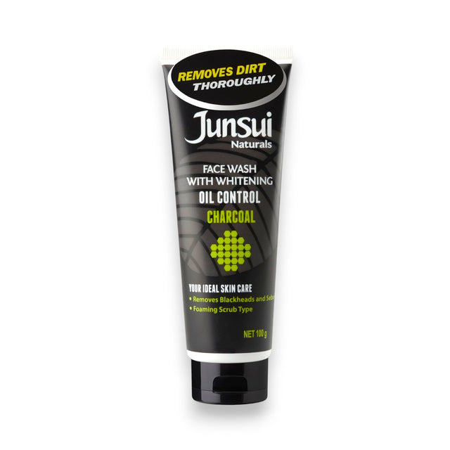 Junsui Naturals Oil Control Charcoal Face Wash 100g Glagil