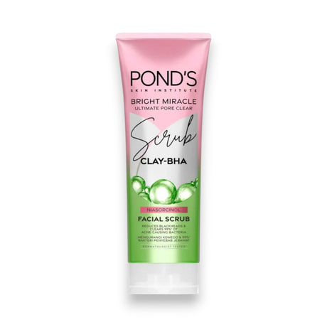 Ponds Bright Miracle Clay Bha Scrub 100g Glagil