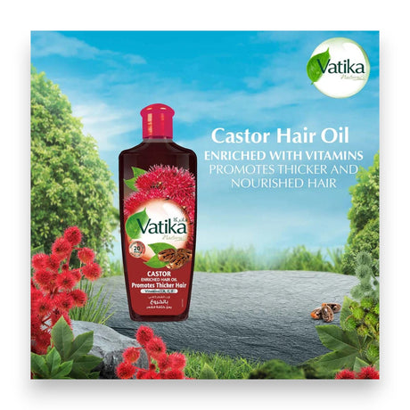 Vatika Castor Enriched Hair Oil 200ml Glagil