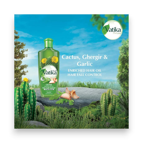 Vatika Cactus Enriched Hair Oil 300ml Glagil