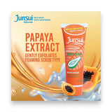 Junsui Naturals Face Wash Whitening Papaya Scrub 100g Glagil