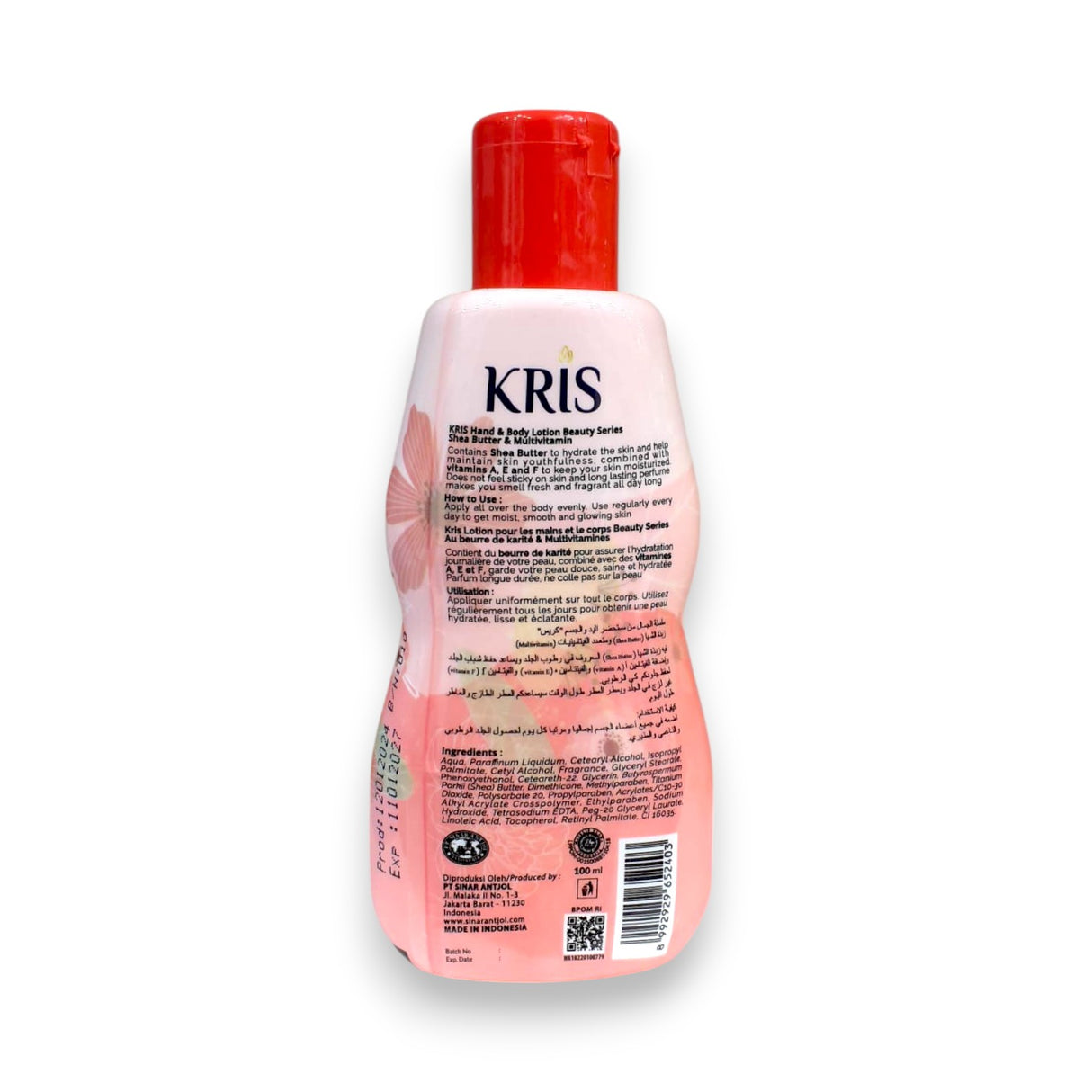 Kris Hand & Body Lotion, 100ml Glagil