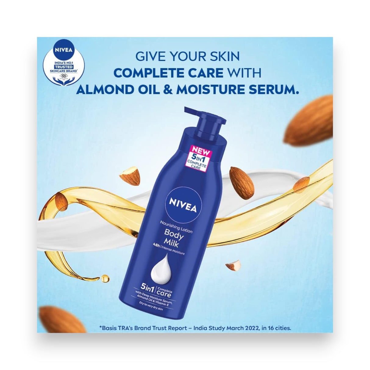 Nivea Nourishing Body Milk Lotion, 400ml Glagil