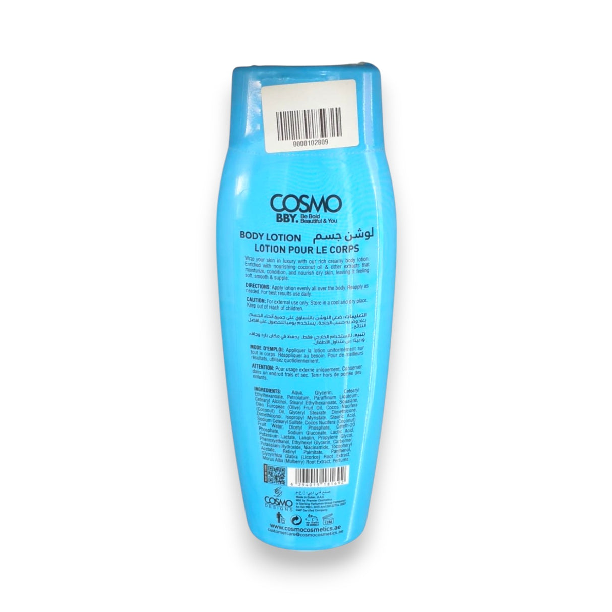 Cosmo BBY Body Lotion 400ml Glagil