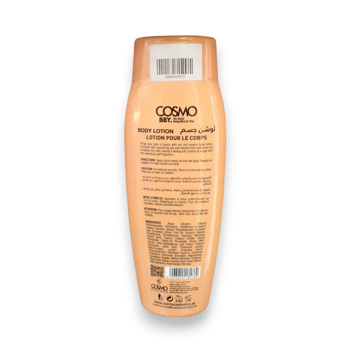 Cosmo BBY Body Lotion 400ml Glagil