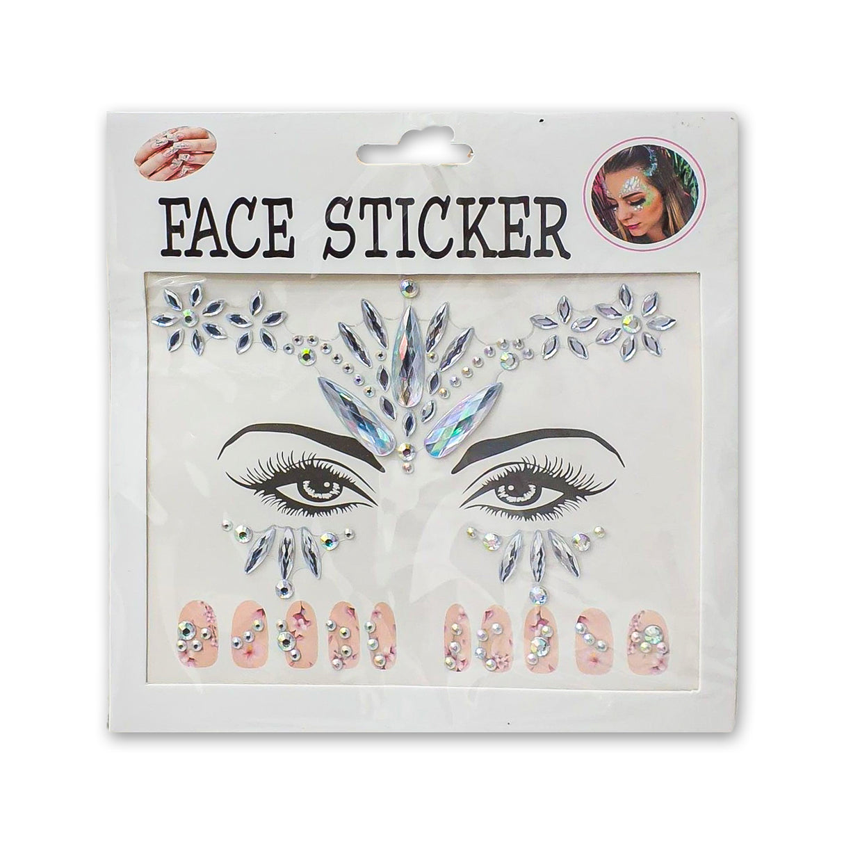 Face Sticker Crystals Glagil