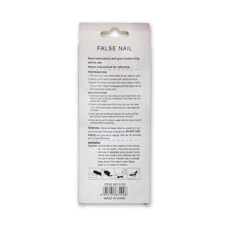 False Nail Premium Series Long 24 Nails Glagil