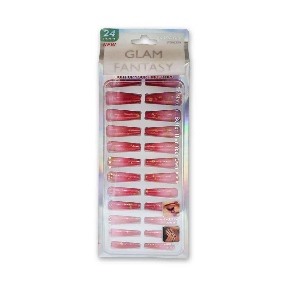 Noor Alazawi Fingertips Nails - 24 pcs Glagil