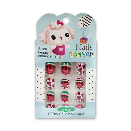 Ronyan Kids False Nails Set 12 Pcs Glagil