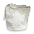 MK Designer Bucket Bag - White Monogram Glagil