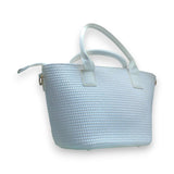 Woven Straps Textured Hand Bag Glagil