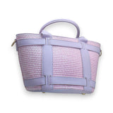 Woven Straps Textured Hand Bag Glagil