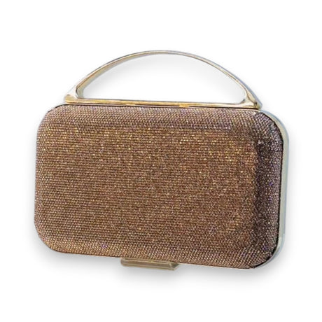 Small Gold Rhinestone Clutch Purse for Women Glagil