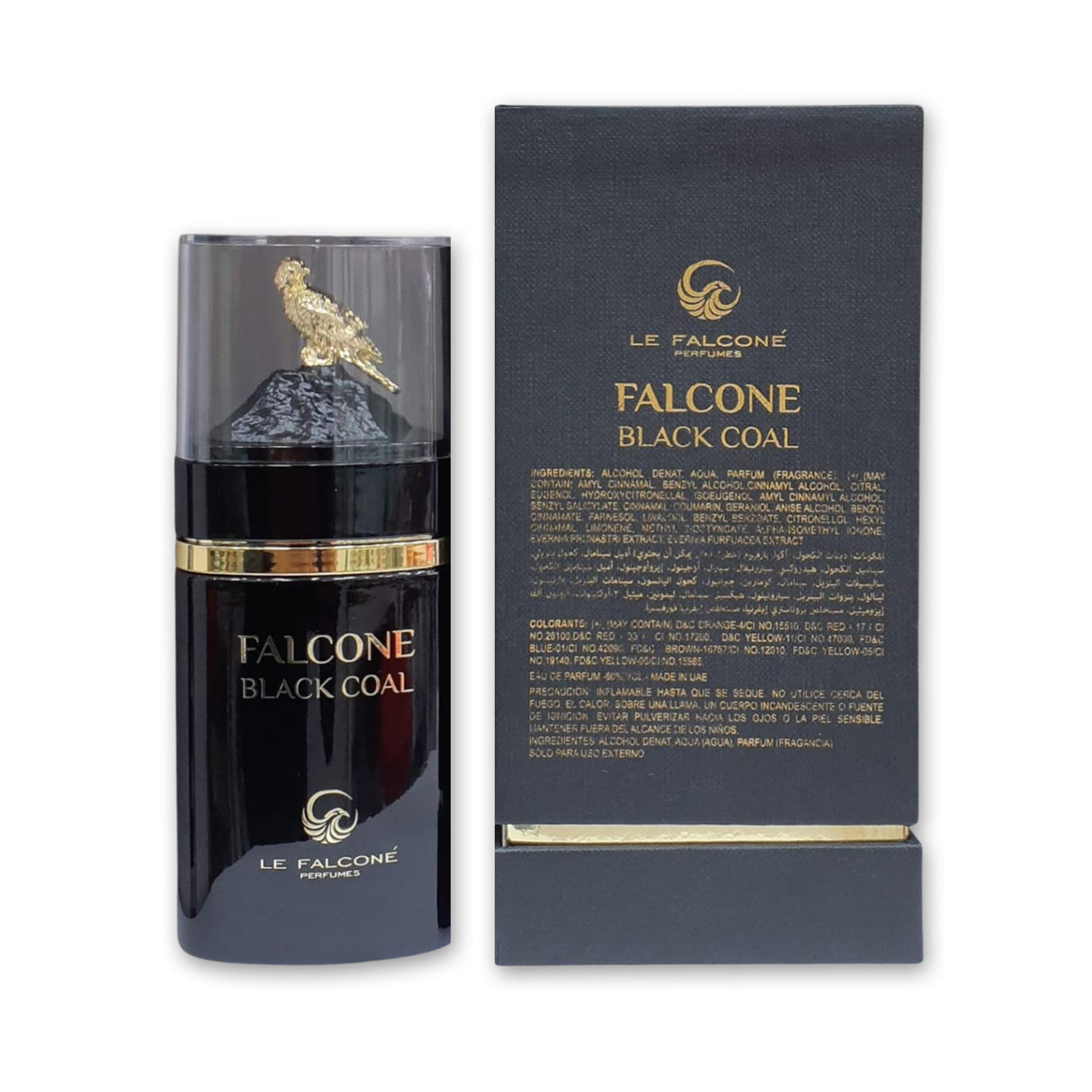 Falcone Black Coal Eau de Parfum 100ml Glagil