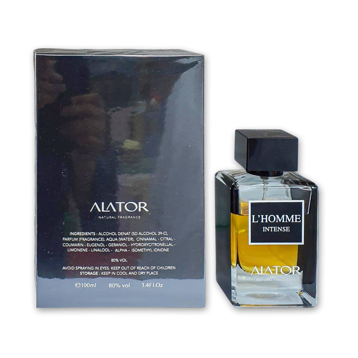 L'Homme Intense Eau de Parfum by Alator, 100ml Glagil