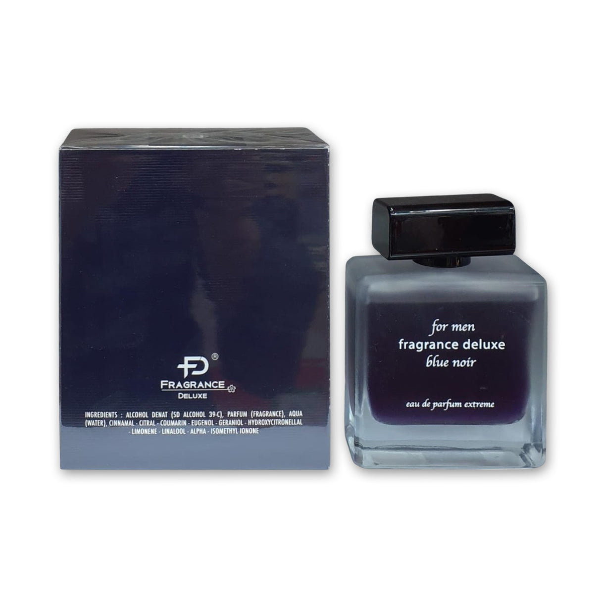 Fragrance Deluxe Blue Noir Eau de Parfum Extreme for Men, 100ml Glagil