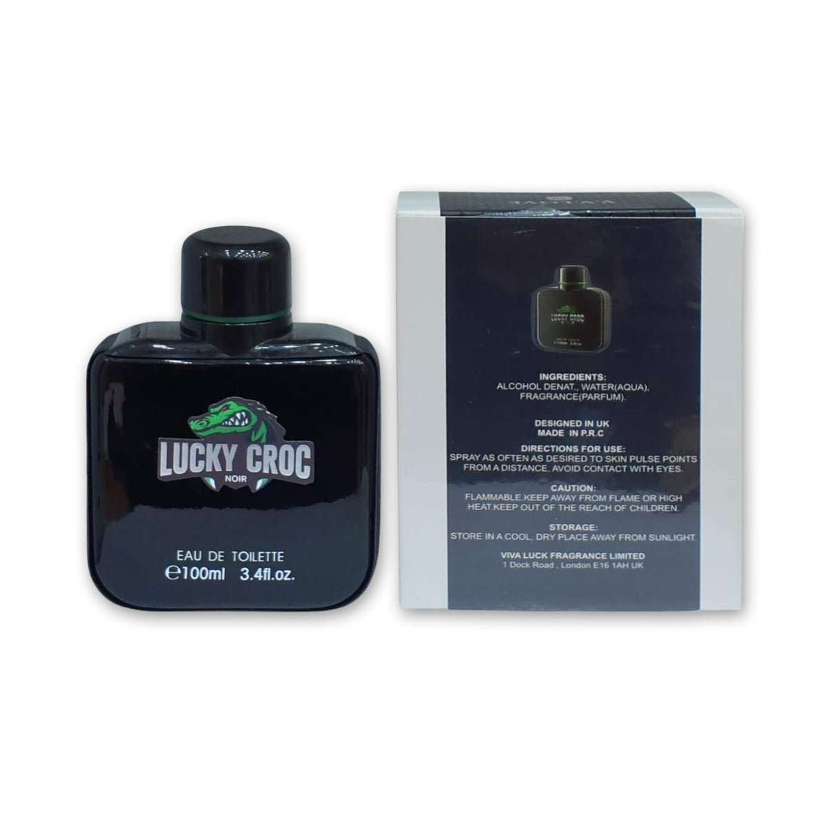 Noir Lucky Croc Eau Du Toilette 100ml Glagil