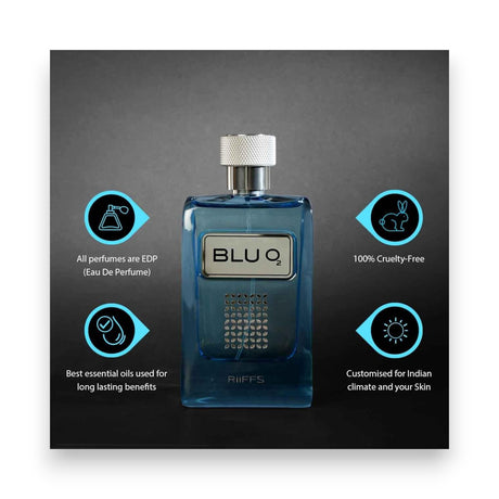 RiiFFS Blu O2 Eau De Parfum 100ml Glagil