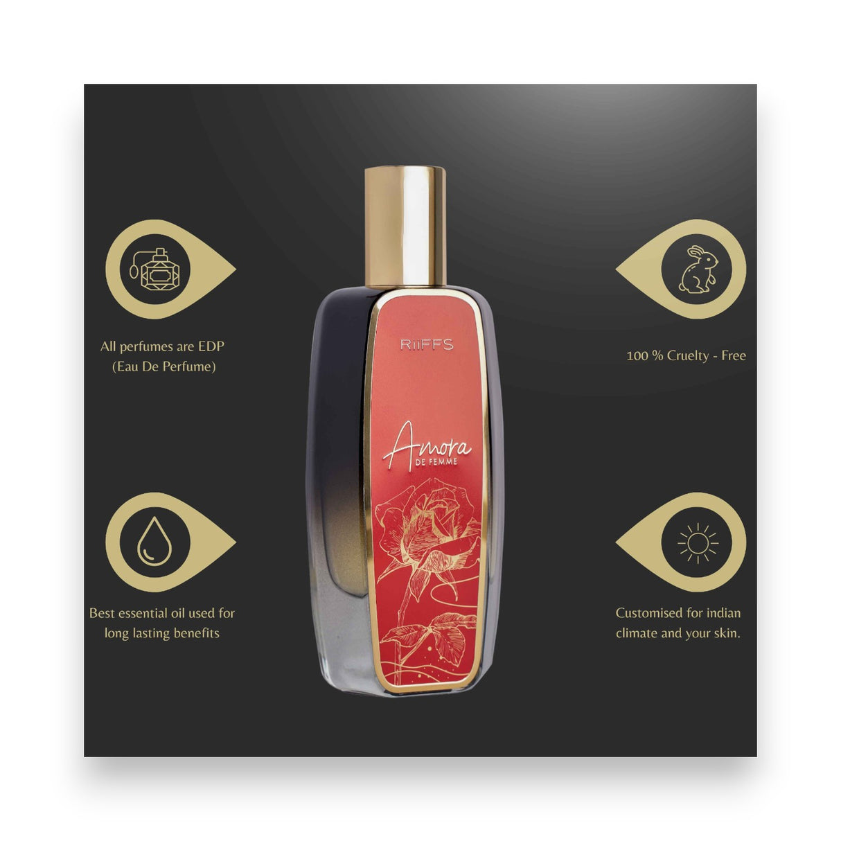 RiiFFS Amora De Femme Eau De Parfum 100ml Glagil