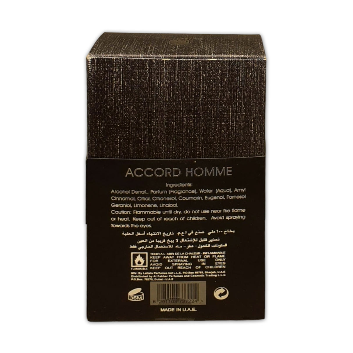 RiiFFS Accord Homme Eau De Parfum 100ml Glagil