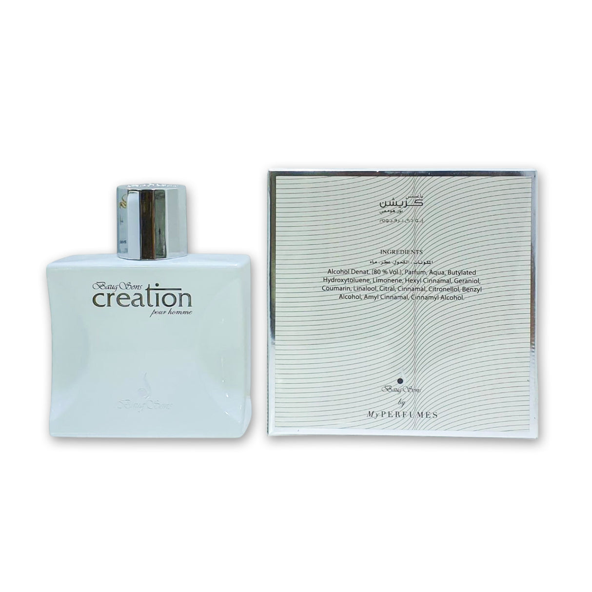 Baug Sons Creation Pour Homme Eau de Parfum, 100ml Glagil