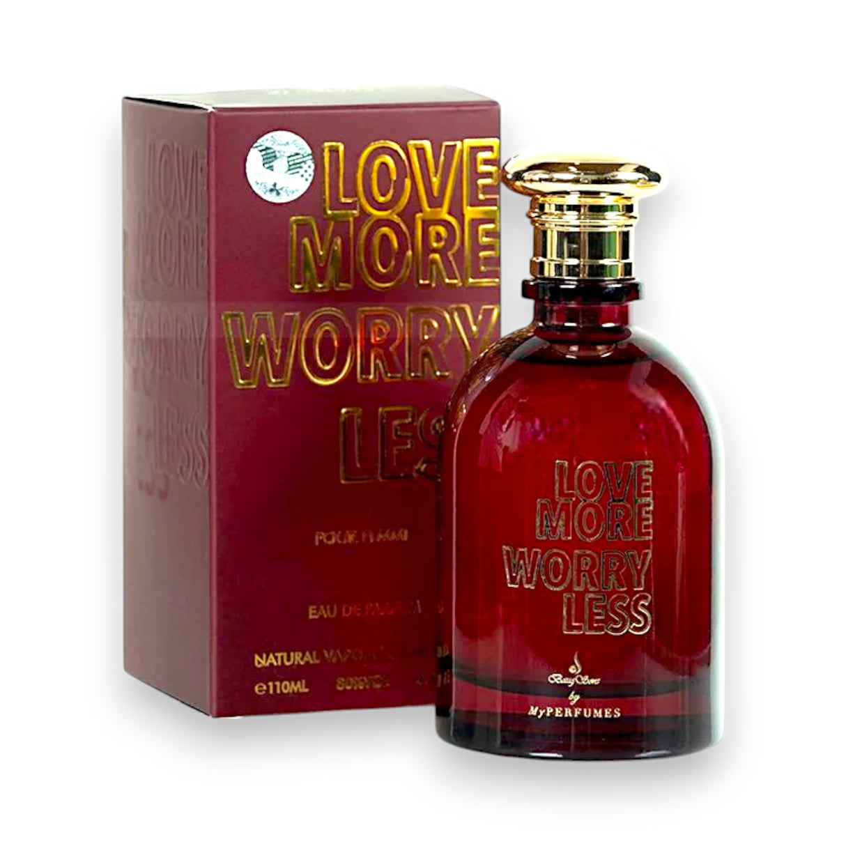 Love More Worry Less Eau de Parfum by My Perfumes 110ml Glagil