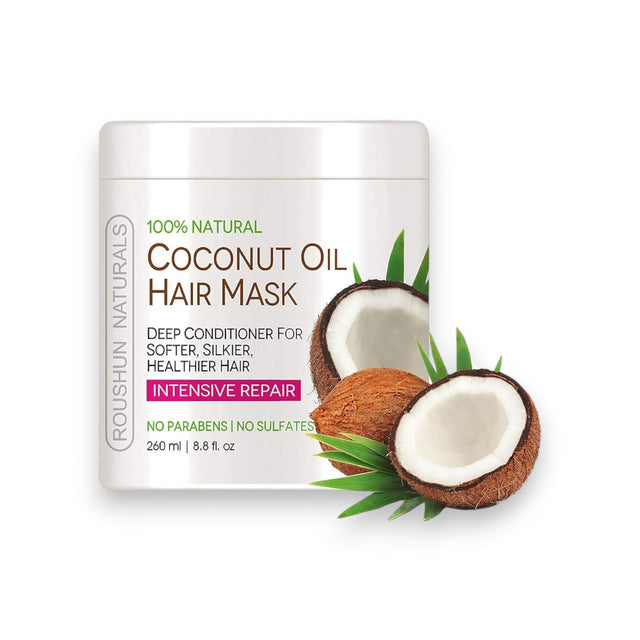 Roushun Naturals Coconut Oil Hair Mask 260ml Glagil