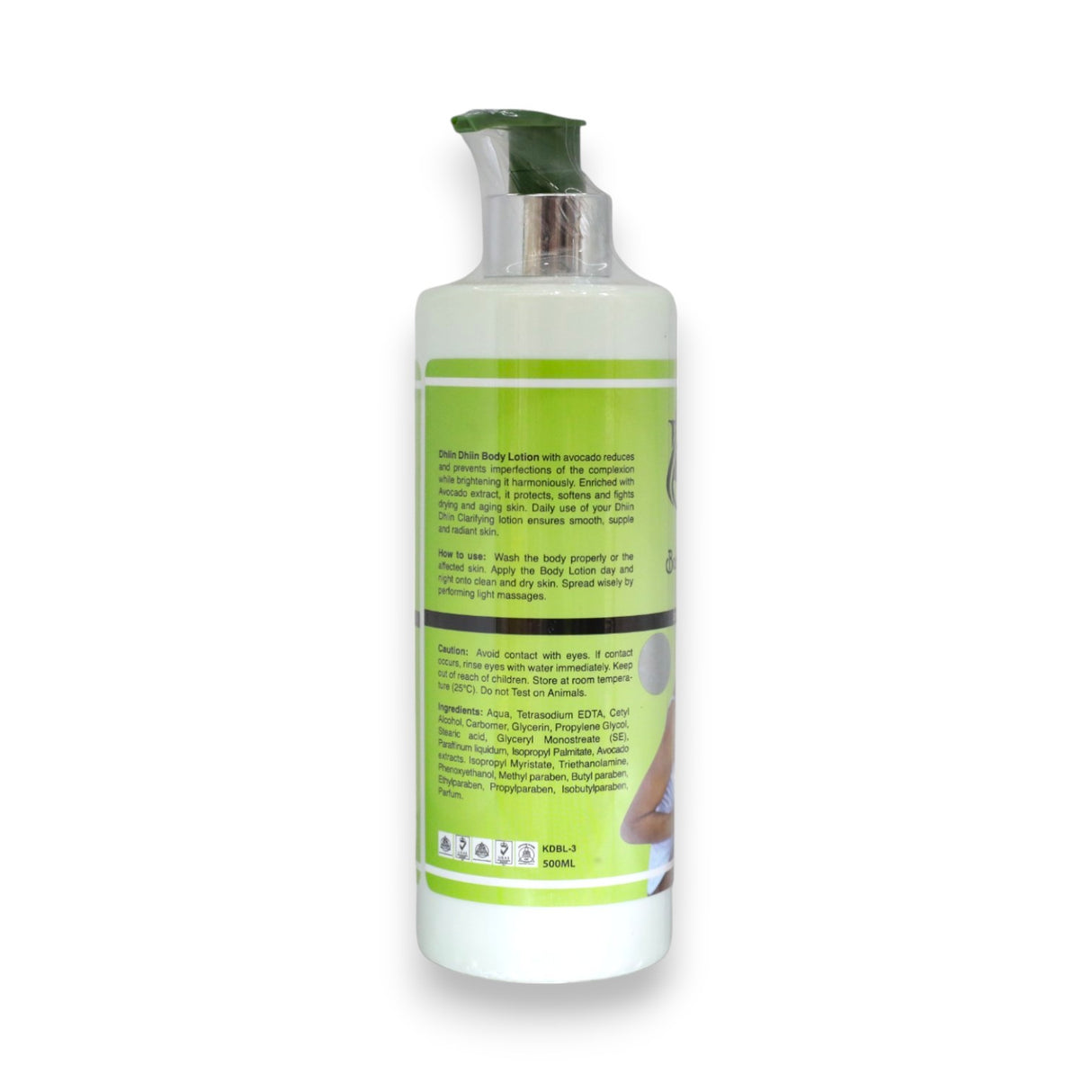 Dhiin Dhiin Avocado Body Brightening Lotion 500ml Glagil