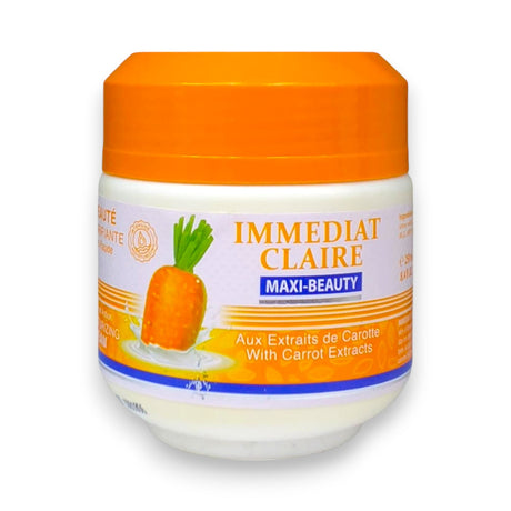 Maxi Beauty Immediat Claire Lightening Body Cream with Carrot Extract, 250ml Glagil