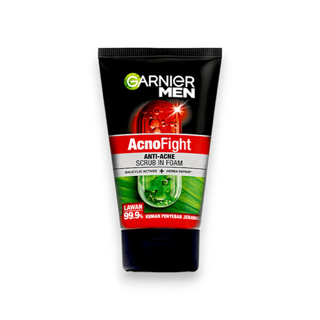 Garnier Men AcnoFight Anti-Acne Scrub in Foam 100ml Glagil