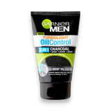 Garnier Men Oil Control 3-in-1 Charcoal Face Wash, 100ml Glagil