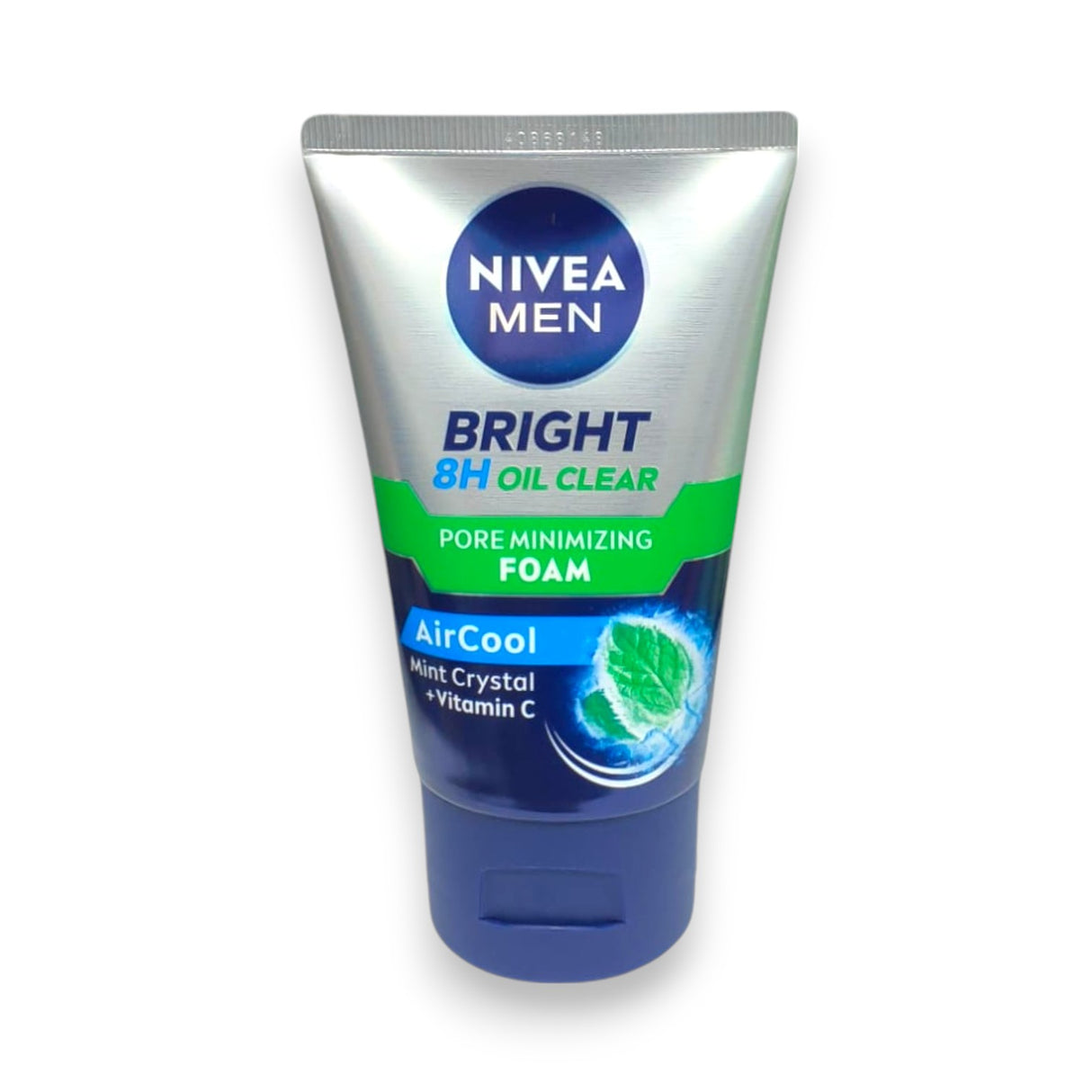 Nivea Men Bright 8H Oil Clear Pore Minimizing Foam 100ml Glagil